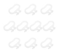 Yardenfun 10pcs Ergonomic Heavy Duty Plastic Pail Handles, 50l Thickened Replacement Bucket Grips for Water Buckets, Suitable for Home, Garden and Industrial Use