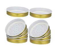 Yardenfun 10pcs Metal Bee Water Feeder Lids Durable Beehive Entrance Replacement Parts for Beekeeping Tools Easy Install Water Feeding Device for Year Hive Use