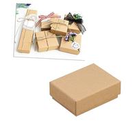 Yardenfun 10Pcs Paper Jewelry Boxes with Thick Cardboard Decorative Packaging for Earrings Necklaces and Bracelets for Weddings Birthdays and