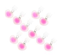 Yardenfun 10pcs Phone Dustproof Plug Charms for Type-c Charging Port Heart-shaped Gradient USB C Dust Cover Cell Phone Plug Protector Accessories for Students and Teachers