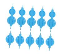 Yardenfun 10pcs Physics Pulley Set Plastic Double Single Blocks for Mechanics Experiments Durable Low Friction Student Pulley System for Lift and Physics Projects