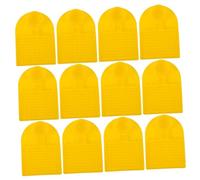 Yardenfun 12pcs Bee Watering Station Pointstyle Bee Hive Feeder with Antitheft Design Safe No-drown Beekeeping Water Tray for Indoor Outdoor Hive Entrance Feeding