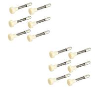 Yardenfun 12pcs Crib Spring-Loaded Latch for Secure Locking for Boy Girl Beds and Pigeon Cages Design for Safety and Easy Installation
