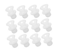 Yardenfun 12PCS Hot Water Bottle Rubber Stoppers Threaded Sealing Plugs Compatible with Various Warm Water Bags Easy to Install and Remove White