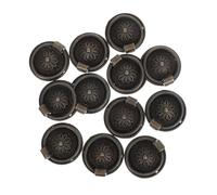 Yardenfun 12PCS Vintage Zinc Alloy Ring Pull Handles Durable European Style Bronze Drawer Knobs Easy Grip Drop Handles for Cabinet Wardrobe Chest Dresser Fingerprint Resistant Decorative