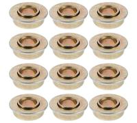 Yardenfun 12PCS Wheelchair Front Wheel Bearings Kit Steel Swivel Castor Fork Stem Replacement for Drive Scooters and Walkers Low Noise Precision Bearings Enhancing Steering Control and