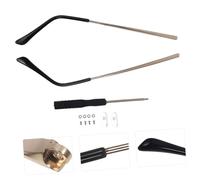 Yardenfun 1Pair Replacement Eyeglasses Arms Temple for Glasses Comfortable and Stylish Eyewear Repair Durable and Wear Resistant Eyeglasses Arm Replacement