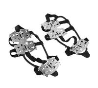 Yardenfun 1Pair Slip Ice Traction Cleats for Hiking Climbing and Walking Tooth Crampons with Durable Tpe Material High Traction Spikes for Snow and Mud Multiuse Footwear Grippers