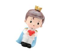 Yardenfun 1pc Cute Prince Resin Cake Decor Charming Birthday Cake Ornament for Party Decoration and Safe for Baking Adorn Your Home with Whimsical Touch