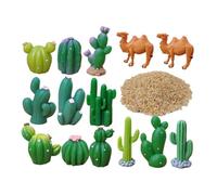 Yardenfun 1Set Cactus Camel Decor for Home Office Bedroom Exotic Desert Theme Creative Design for Spaces