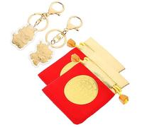 Yardenfun 1set Cartoon Keychain Pendant for Bags Unique Dragon-Shaped Keyring for Lunar Year Decorative Keychain for Keys and Backpacks