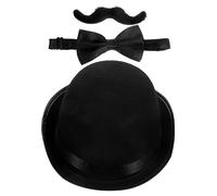 Yardenfun 1Set Detective Role Play Accessories of Hat and Bowtie for Halloween Cosplay and Themed Parties Encourages Creativity and Critical Thinking Skills