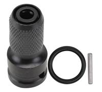 Yardenfun 2 Sets Drill Chuck Converter with Bolt Wrench Changeover Head Quick Release Adapter Kit for Electric Impact Wrench Power Tools Accessories