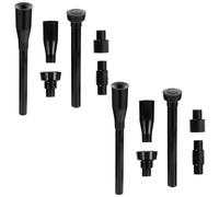 Yardenfun 2 Sets Outdoor Water Fountain Nozzle Kit Versatile Nozzle Selection Effortless Installation Sturdy PC Material Components for Yard and Lawn
