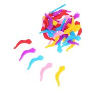 Yardenfun 20 Pairs Silicone Glasses Temple Grips Slip Ear Holders Comfortable Ergonomic Fit for Sports Cycling Running Golf Tennis Basketball