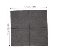 Yardenfun 20 Sheets Black Cocktail Napkins Paper Napkins for Wedding Birthday Engagement Party and Special Occasion Tableware