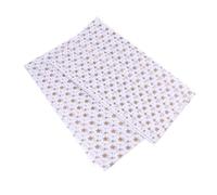 Yardenfun 20 Sheets Floral Bronzing Wrapping Paper Golden Star Pattern Household Wrap for Flowers Bouquets Crafts Birthday Holiday Packaging Cut Stylish Tissue
