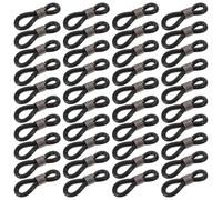 Yardenfun 200pcs Black Chicken Leg Bands - Baby Chick Hobble Braces Silicone Corrector Strap for Poultry Newborn Spraddle Leg of Quails Ducks Bird Parrot