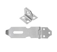 Yardenfun 20pcs 4-Inch Stainless Steel Heavy Duty Door Hasp Lock Padlock Clasp Set for Security and Anti-Theft Doors