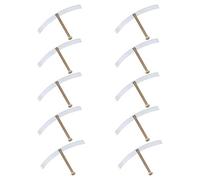 Yardenfun 20Pcs 86 Type Socket Mount Repair Kit with Screws, Electrical Junction Box Fixer for Wall Switch and Outlet Repair, Embedded Installation Tool Set for Loose Socket Random Color