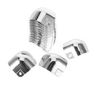Yardenfun 20pcs Aluminum Shaped Corner Protectors for Shipping Boxes Self Adhesive Safety Guards for Travel and Cargo Edge Covers for Toolboxes and Aluminum Cases Easy Installation