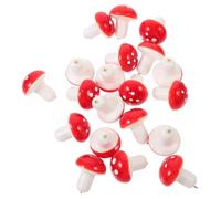 Yardenfun 20pcs Artificial Mushroom Models for Home Decoration and Photo Props Realistic Mushroom Simulation Figures for Festivals Birthdays and Supermarket Displays
