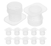 Yardenfun 20pcs Beekeeping Hydration Tools Bee Water Containers Reusable Hive Water Cups with Fine Mesh Design Opening Stable Supply Lightweight Bee Feeding Equipment