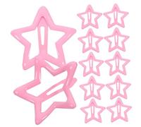 Yardenfun 20pcs Cute Star Hair Clips Women Snap Clips Metal Hairpins for Boys and Girls