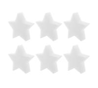 Yardenfun 20pcs Five-Pointed Filter Sponges for Bathtub and Spa Water Oil-Absorbing Pool Sponge Made of Sturdy White Material Reduces Maintenance for Swimming Pool Cleaning