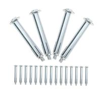 Yardenfun 20pcs Heavy Duty Expansion Bolts for Masonry Concrete Brick Wall Iron Driveway Fastener Screws Secure Drywall Anchor Bolts for Garage Bumps and Fixing