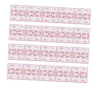 Yardenfun 20pcs Love Print Disposable Paper Napkins for Valentine's Day Parties Weddings Events Romantic Design High Absorbency Soft Durable for Tea Parties