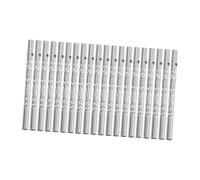 Yardenfun 20pcs Metal Wind Chime Tubes Sturdy Aluminum Hollow Tubes Clear Crisp Sound DIY Wind Chime Replacement Parts for Garden Patio Craft Projects