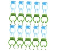 Yardenfun 20Pcs Nose Clips for Lung Breathing Training Nose Bleed Stopper with Non Skid Design Comfortable Nasal Stopper Clips for Reducing Nasal Mucus Practical Epistaxis Pinchers for Home