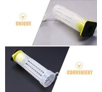 Yardenfun 24pcs Beekeeping Incubation Bases with Rearing Cell Cups Protective Cage Beekeeper Equipment Tool for Hive Breeding and Queen Rearing