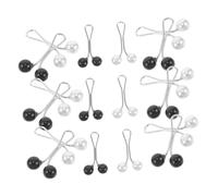 Yardenfun 24Pcs U Shaped Headscarf Pins Beautiful Decorative Scarf Clips for Women Ethnic Design Brooches for Hijabs and Scarves Functional Accessory