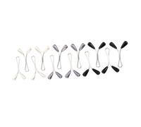 Yardenfun 24Pcs U Shaped Pearl Scarf Clips Brooch Pins for Muslim Hijab Headscarf Faux Pearl Fixed Pins for Sweater Shawl Scarf Elegant Decorative Accessories for Women