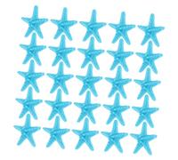 Yardenfun 25Pcs Hawaii Style Plastic Sea Stars Realistic Ornaments for DIY Microlandscape Layout Ocean Themed Home Decoration Compact and Easy to Care