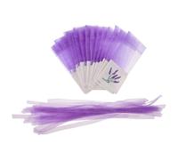 Yardenfun 28pcs Lavender Sachets Empty Drawstring Bags Muslin Cotton Net Sachet Pouches for Closet Aromatherapy Wedding Party Decor