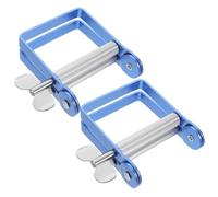 Yardenfun 2pcs Aluminium Alloy Toothpaste Squeezers with Comfortable to Hold Tube Extraction and Wide Compatibility, Modern Elegant Design for Home and Travel Use