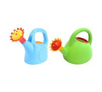 Yardenfun 2pcs Animal Shaped Watering Can with Spray Spout and Ergonomic Handle for Small Indoor Plants Potted Flowers and Beach Gardening Tools for Boys
