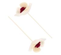 Yardenfun 2Pcs Aroma Sticks for Diffusers Flower Shaped Rattan Sticks for Aromatherapy for Home and Office Air Freshening DIY Fragrance Decor Natural Indoor Ornaments
