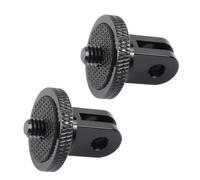 Yardenfun 2pcs Binocular Tripod Adapter Screw Thread Camera Mount Tripod Mount Adapter