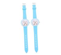 Yardenfun 2pcs Boy Girl's Watch Fashionable Wrist Watch for Boys and Girls for School and Playtime Activities