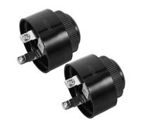 Yardenfun 2PCS Continuous Piezoelectric Buzzer Alarm Loud Industrial Sound Alarmer with Screw Terminal for Automotive Reverse Signals and Control Panels High Alert Safety Warning Device