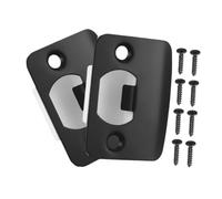 Yardenfun 2pcs Deadbolt Strike Plates with Buckle and Screws Metal Door Striker Replacement for and Office Locking Resistant Door Lock Filler