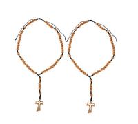 Yardenfun 2Pcs Durable Religious Jewelry Versatile for Daily Wear Car Decoration for First Communion and Confirmation Unique Catholic Accessory