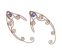 Yardenfun 2Pcs Elegant Vintage Ear Bone Clip Earrings for Women Non-piercing Hollow Ear Cuff Creative Unique Design Gift for Special Occasions