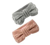 Yardenfun 2pcs Elegant Winter Headwear Warm Headbands Ear Warmers for Women Fashion and Comfortable