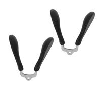 Yardenfun 2pcs Eyeglasses Pads Soft Silicone Bridge with Metal Core Slip Cushions for Figure Eight Frame Eyewear Replacement