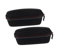 Yardenfun 2pcs Frontal Thermometer Storage Box Thermometer Probe Protective Cases Black Crystal Super Soft